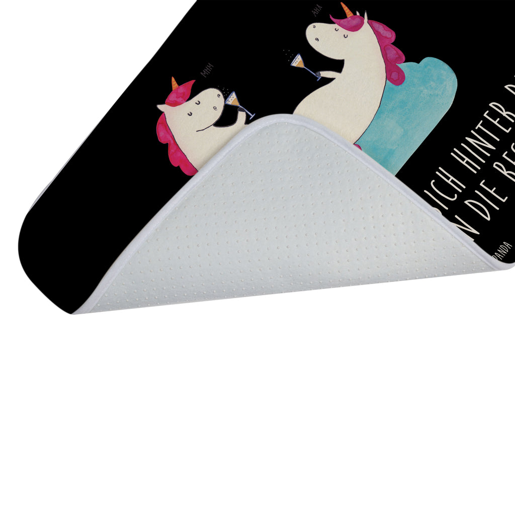 Badvorleger Einhörner Sekt Badematte, Badteppich, Duschvorleger, Badezimmerteppich, Badezimmermatte, Badvorleger, Duschmatte, Duschteppich, Einhorn, Einhörner, Einhorn Deko, Pegasus, Unicorn, Freundinnen, Freundin, BFF, Sekt, Mädelsabend, Spaß, Party, Korken, Anstoßen, Beste