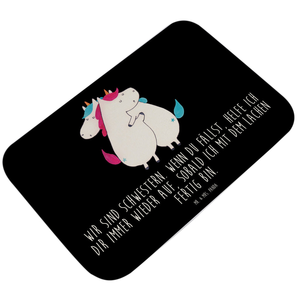 Badvorleger Einhörner Umarmen Badematte, Badteppich, Duschvorleger, Badezimmerteppich, Badezimmermatte, Badvorleger, Duschmatte, Duschteppich, Einhorn, Einhörner, Einhorn Deko, Pegasus, Unicorn, Freundinnen, Freundin, BFF, Schwester, Schwestern, Familie, Geschwister, Sister, Liebe