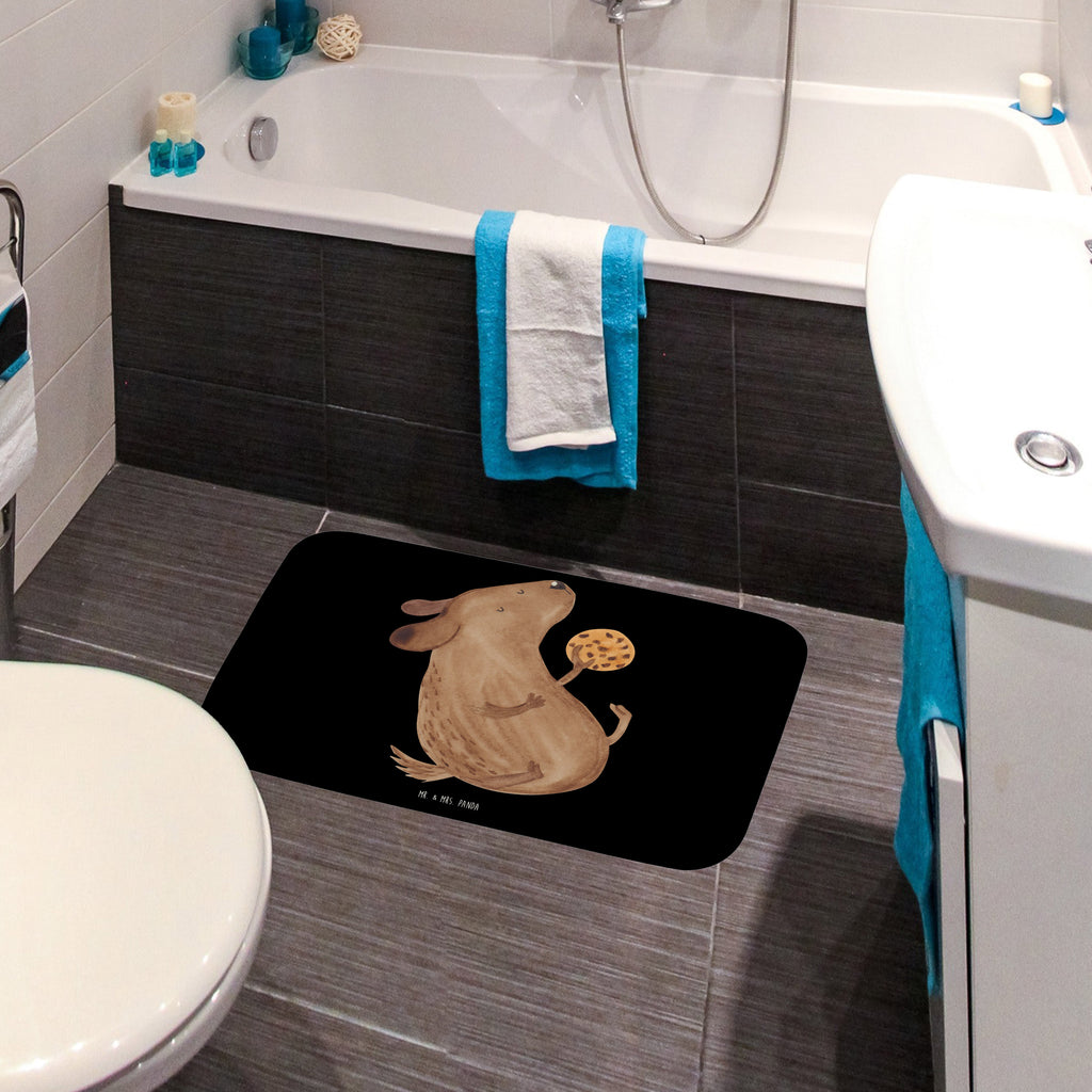 Badvorleger Hund Keks Badematte, Badteppich, Duschvorleger, Badezimmerteppich, Badezimmermatte, Badvorleger, Duschmatte, Duschteppich, Hund, Hundemotiv, Haustier, Hunderasse, Tierliebhaber, Hundebesitzer, Sprüche, Hundekekse, Leckerli, Hundeleckerli, Hundesnacks
