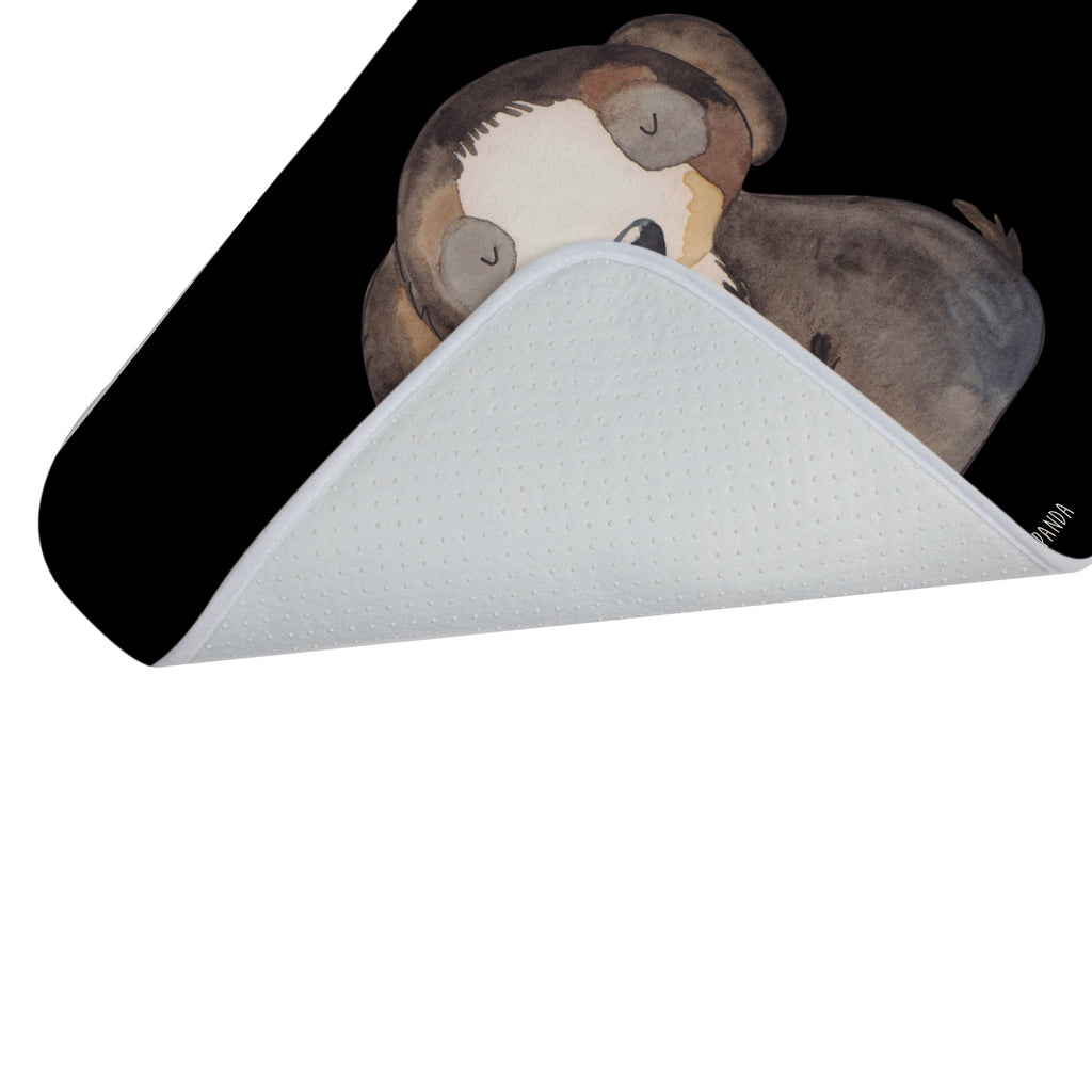Badvorleger Hund entspannt Badematte, Badteppich, Duschvorleger, Badezimmerteppich, Badezimmermatte, Badvorleger, Duschmatte, Duschteppich, Hund, Hundemotiv, Haustier, Hunderasse, Tierliebhaber, Hundebesitzer, Sprüche, schwarzer Hund, Hundeliebe, Liebe, Hundeglück