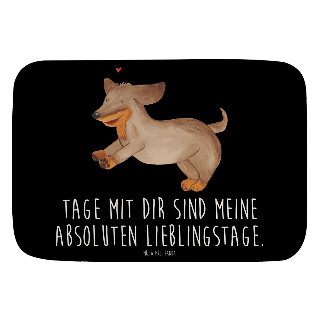 Badvorleger Hund Dackel fröhlich Badematte, Badteppich, Duschvorleger, Badezimmerteppich, Badezimmermatte, Badvorleger, Duschmatte, Duschteppich, Hund, Hundemotiv, Haustier, Hunderasse, Tierliebhaber, Hundebesitzer, Sprüche, Hunde, Dackel, Dachshund, happy dog