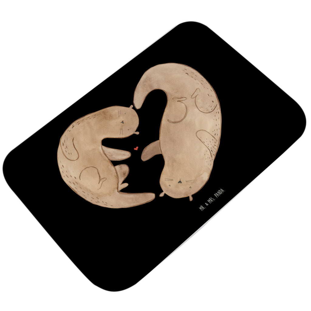 Badvorleger Otter Herz Badematte, Badteppich, Duschvorleger, Badezimmerteppich, Badezimmermatte, Badvorleger, Duschmatte, Duschteppich, Otter, Fischotter, Seeotter, Liebe, Herz, Liebesbeweis, Liebesgeschenk, Bessere Hälfte, Love you, Jahrestag, Hochzeitstag, Verlobung, gemeinsames Leben