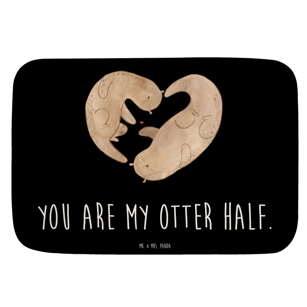 Badvorleger Otter Herz Badematte, Badteppich, Duschvorleger, Badezimmerteppich, Badezimmermatte, Badvorleger, Duschmatte, Duschteppich, Otter, Fischotter, Seeotter, Liebe, Herz, Liebesbeweis, Liebesgeschenk, Bessere Hälfte, Love you, Jahrestag, Hochzeitstag, Verlobung, gemeinsames Leben