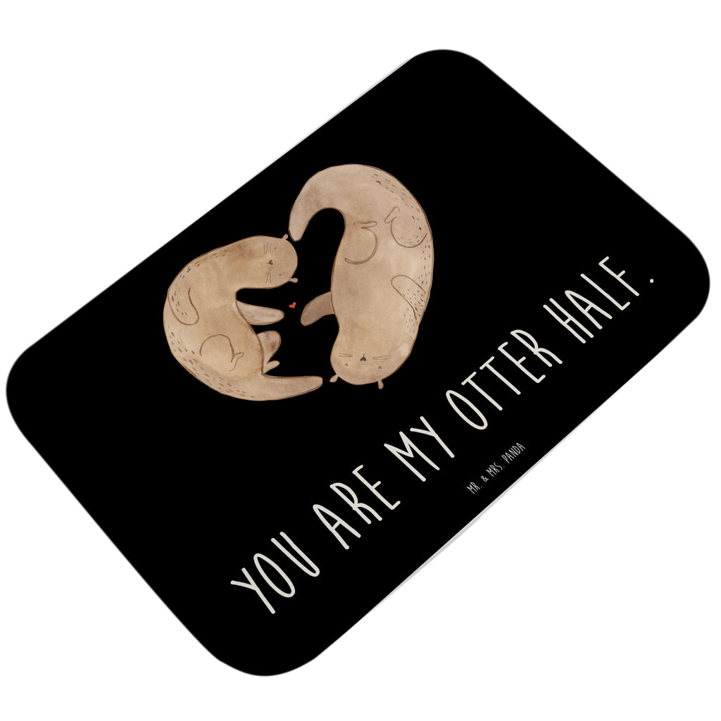 Badvorleger Otter Herz Badematte, Badteppich, Duschvorleger, Badezimmerteppich, Badezimmermatte, Badvorleger, Duschmatte, Duschteppich, Otter, Fischotter, Seeotter, Liebe, Herz, Liebesbeweis, Liebesgeschenk, Bessere Hälfte, Love you, Jahrestag, Hochzeitstag, Verlobung, gemeinsames Leben