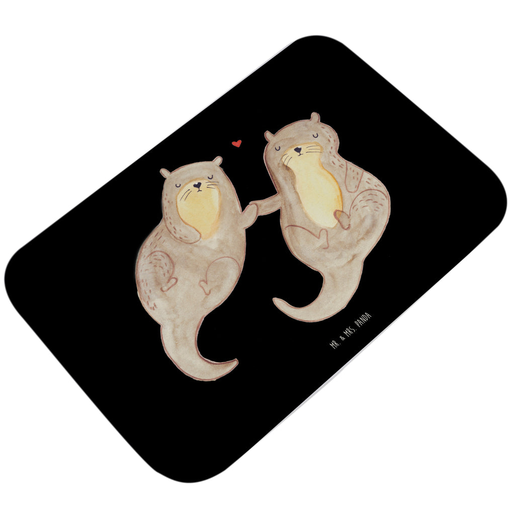 Badvorleger Otter händchenhaltend Badematte, Badteppich, Duschvorleger, Badezimmerteppich, Badezimmermatte, Badvorleger, Duschmatte, Duschteppich, Otter, Fischotter, Seeotter, Otter Seeotter See Otter