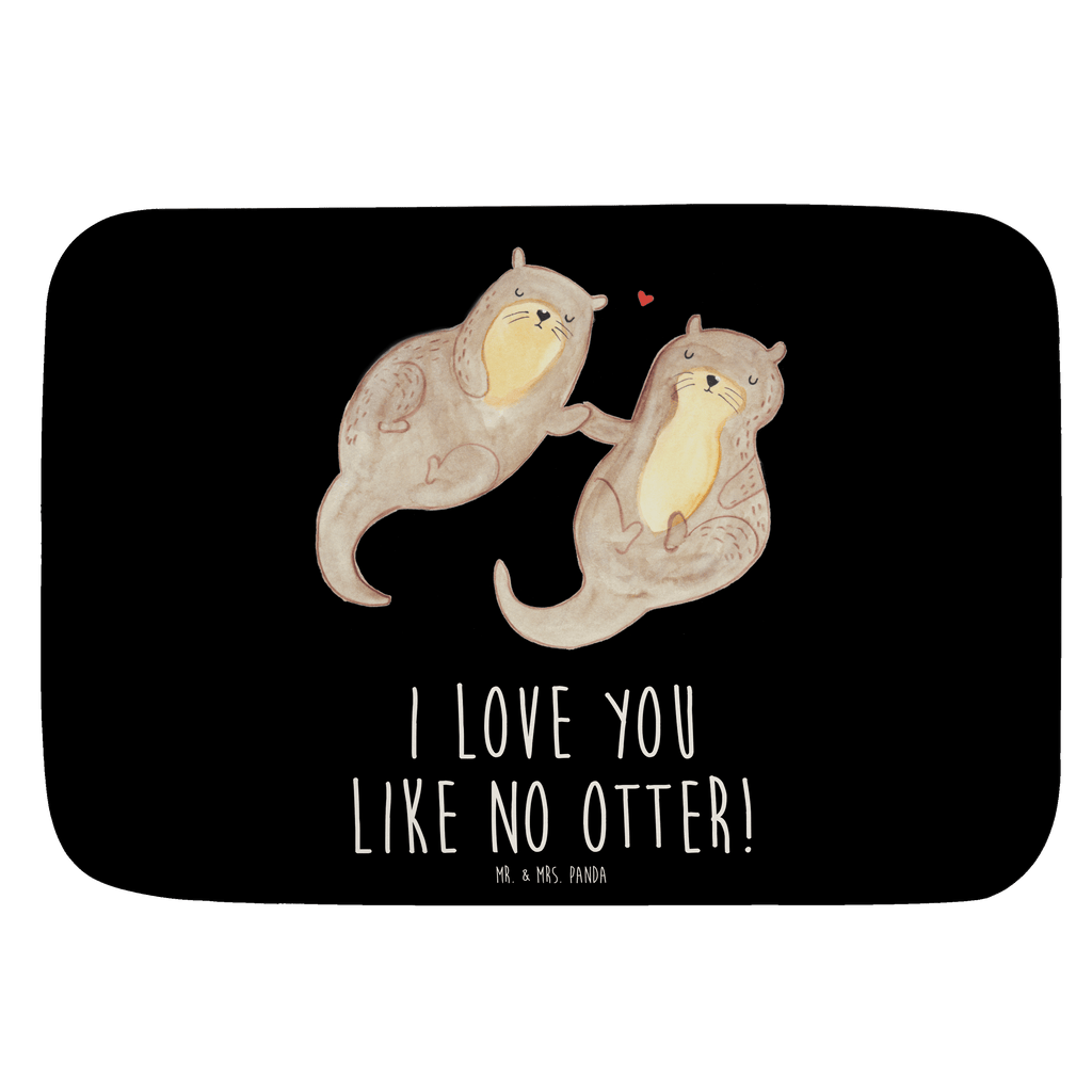 Badvorleger Otter händchenhaltend Badematte, Badteppich, Duschvorleger, Badezimmerteppich, Badezimmermatte, Badvorleger, Duschmatte, Duschteppich, Otter, Fischotter, Seeotter, Otter Seeotter See Otter