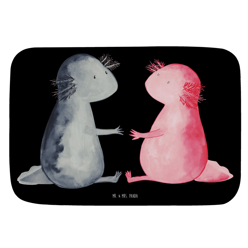 Badvorleger Axolotl Liebe Badematte, Badteppich, Duschvorleger, Badezimmerteppich, Badezimmermatte, Badvorleger, Duschmatte, Duschteppich, Axolotl, Molch, Axolot, Schwanzlurch, Lurch, Lurche, Liebe, große Liebe, Liebesbeweis, Freund, Verlobter, Ehemann, Jahrestag, Valentinstag