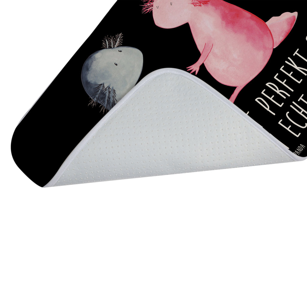 Badvorleger Axolotl Liebe Badematte, Badteppich, Duschvorleger, Badezimmerteppich, Badezimmermatte, Badvorleger, Duschmatte, Duschteppich, Axolotl, Molch, Axolot, Schwanzlurch, Lurch, Lurche, Liebe, große Liebe, Liebesbeweis, Freund, Verlobter, Ehemann, Jahrestag, Valentinstag