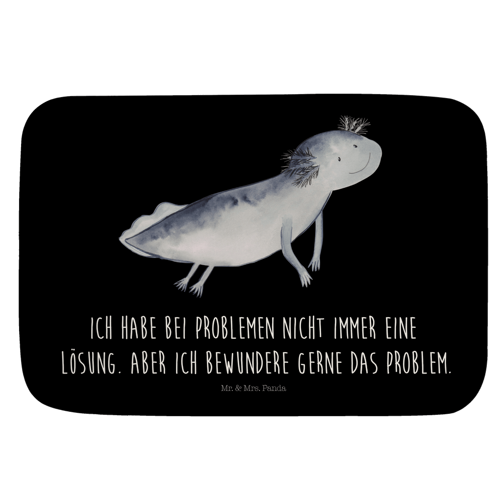 Badvorleger Axolotl schwimmt Badematte, Badteppich, Duschvorleger, Badezimmerteppich, Badezimmermatte, Badvorleger, Duschmatte, Duschteppich, Axolotl, Molch, Axolot, Schwanzlurch, Lurch, Lurche, Problem, Probleme, Lösungen, Motivation