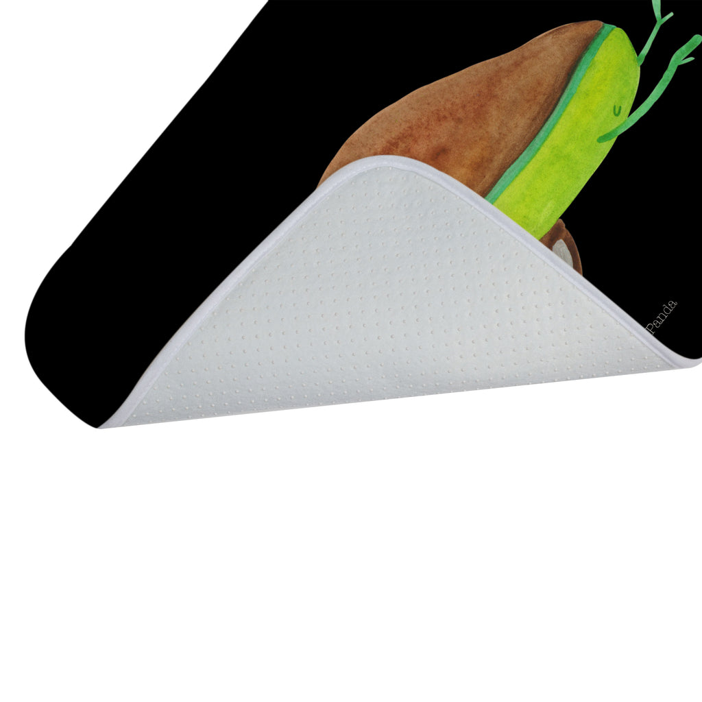 Badvorleger Avocado Yoga Badematte, Badteppich, Duschvorleger, Badezimmerteppich, Badezimmermatte, Badvorleger, Duschmatte, Duschteppich, Avocado, Veggie, Vegan, Gesund, Avocado Yoga Vegan