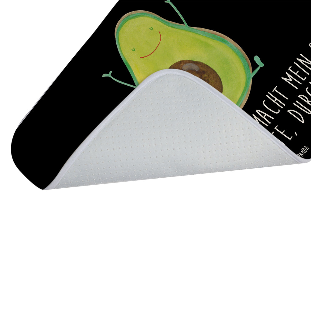 Badvorleger Avocado Happy Badematte, Badteppich, Duschvorleger, Badezimmerteppich, Badezimmermatte, Badvorleger, Duschmatte, Duschteppich, Avocado, Veggie, Vegan, Gesund, Chaos