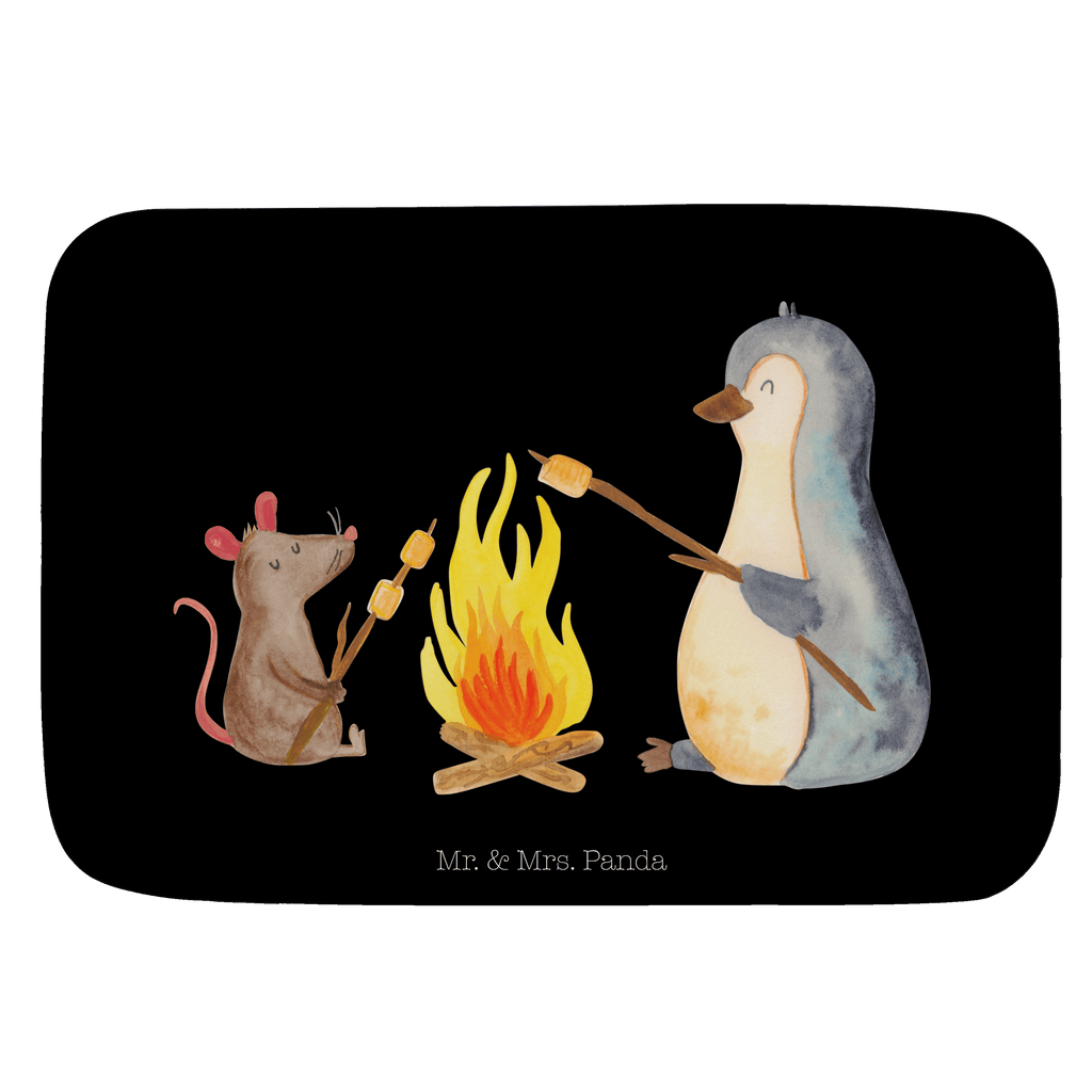 Badvorleger Pinguin Lagerfeuer Badematte, Badteppich, Duschvorleger, Badezimmerteppich, Badezimmermatte, Badvorleger, Duschmatte, Duschteppich, Pinguin, Maus, Pinguine, Lagerfeuer, Leben, Arbeit, Job, Motivation, Büro, Büroalltag, Lebensspruch, Lebensmotivation, Neustart, Liebe, grillen, Feuer, Marshmallows