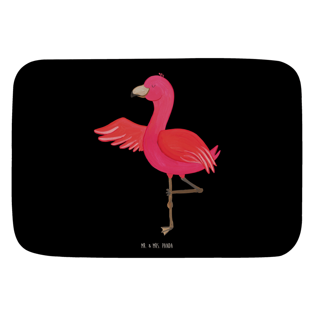 Badvorleger Flamingo Yoga Badematte, Badteppich, Duschvorleger, Badezimmerteppich, Badezimmermatte, Badvorleger, Duschmatte, Duschteppich, Flamingo, Vogel, Yoga, Namaste, Achtsamkeit, Yoga-Übung, Entspannung, Ärger, Aufregen, Tiefenentspannung