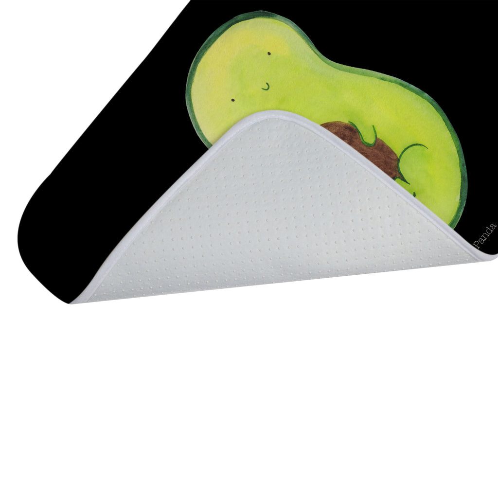 Badvorleger Avocado mit Kern Badematte, Badteppich, Duschvorleger, Badezimmerteppich, Badezimmermatte, Badvorleger, Duschmatte, Duschteppich, Avocado, Veggie, Vegan, Gesund, Avokado, Avocadokern, Kern, Pflanze, Spruch Leben