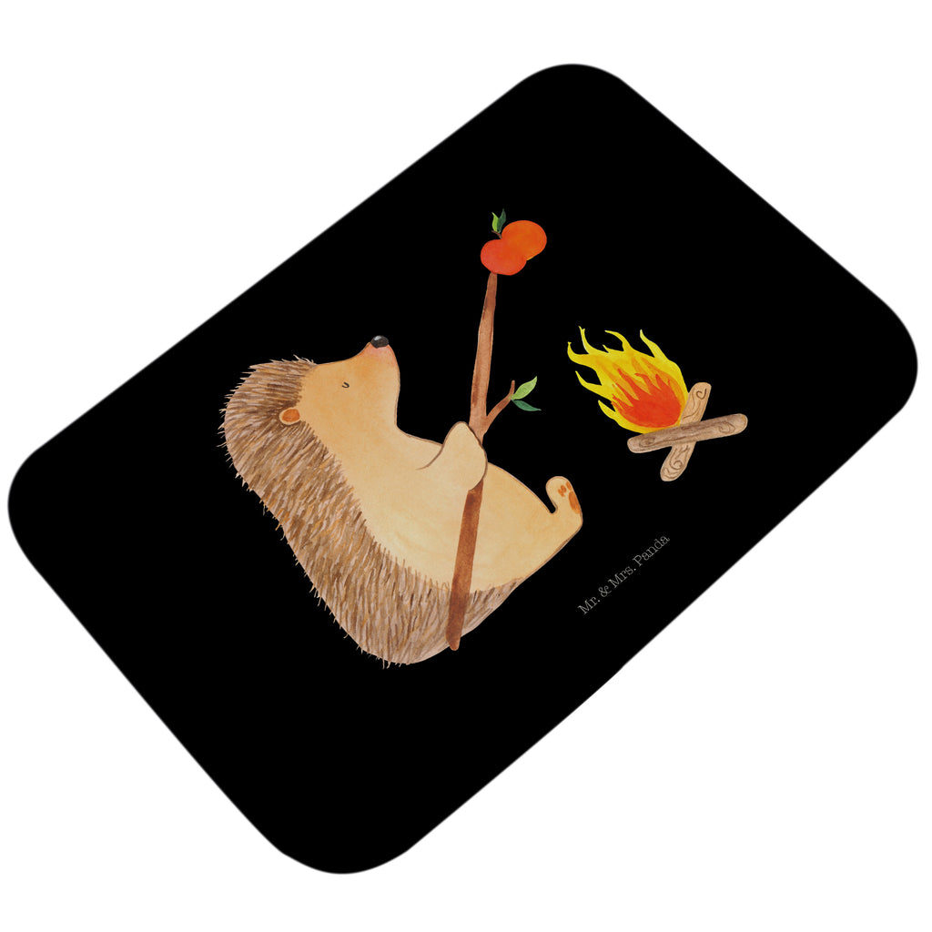 Badvorleger Igel grillt Badematte, Badteppich, Duschvorleger, Badezimmerteppich, Badezimmermatte, Badvorleger, Duschmatte, Duschteppich, Tiermotive, Gute Laune, lustige Sprüche, Tiere, Igel, Grillen, Ziele, Motivation, arbeitslos, Sinn des Lebens, Spruch