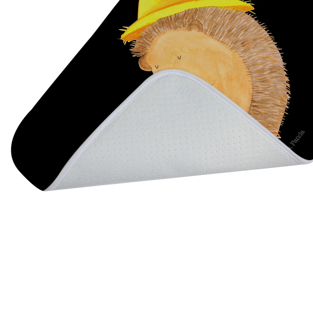 Badvorleger Igel betet Badematte, Badteppich, Duschvorleger, Badezimmerteppich, Badezimmermatte, Badvorleger, Duschmatte, Duschteppich, Tiermotive, Gute Laune, lustige Sprüche, Tiere, Igel, Igel mit Hut, Sonnenhut, Gott, Amen, beten, Leben, Dankbarkeit, Dankbar sein, dankbar, genießen