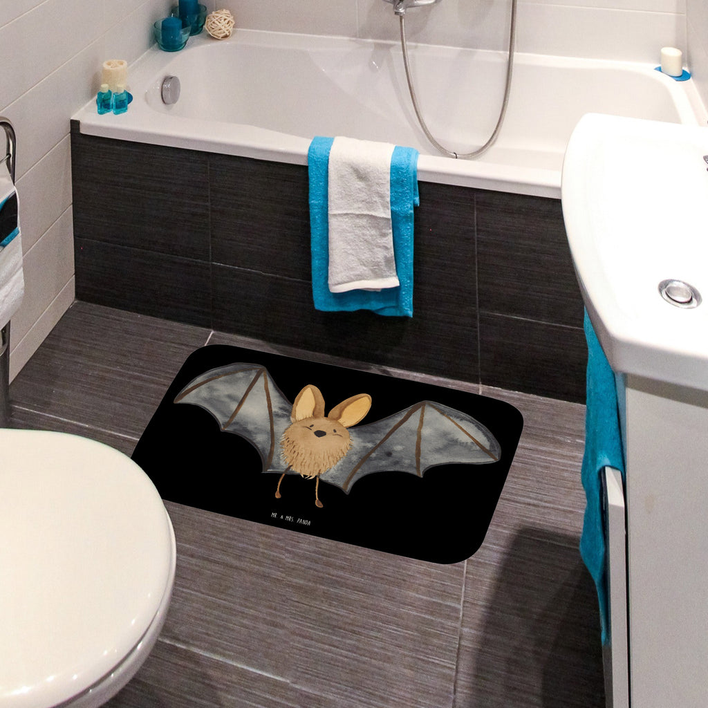Badvorleger Fledermaus Flügel Badematte, Badteppich, Duschvorleger, Badezimmerteppich, Badezimmermatte, Badvorleger, Duschmatte, Duschteppich, Tiermotive, Gute Laune, lustige Sprüche, Tiere
