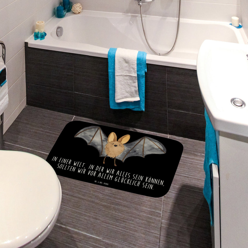 Badvorleger Fledermaus Flügel Badematte, Badteppich, Duschvorleger, Badezimmerteppich, Badezimmermatte, Badvorleger, Duschmatte, Duschteppich, Tiermotive, Gute Laune, lustige Sprüche, Tiere