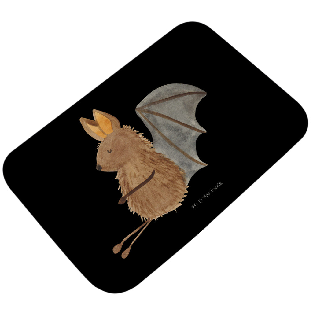 Badvorleger Fledermaus sitzend Badematte, Badteppich, Duschvorleger, Badezimmerteppich, Badezimmermatte, Badvorleger, Duschmatte, Duschteppich, Tiermotive, Gute Laune, lustige Sprüche, Tiere, Fledermaus, Fledermäuse, Motivation, entspannen