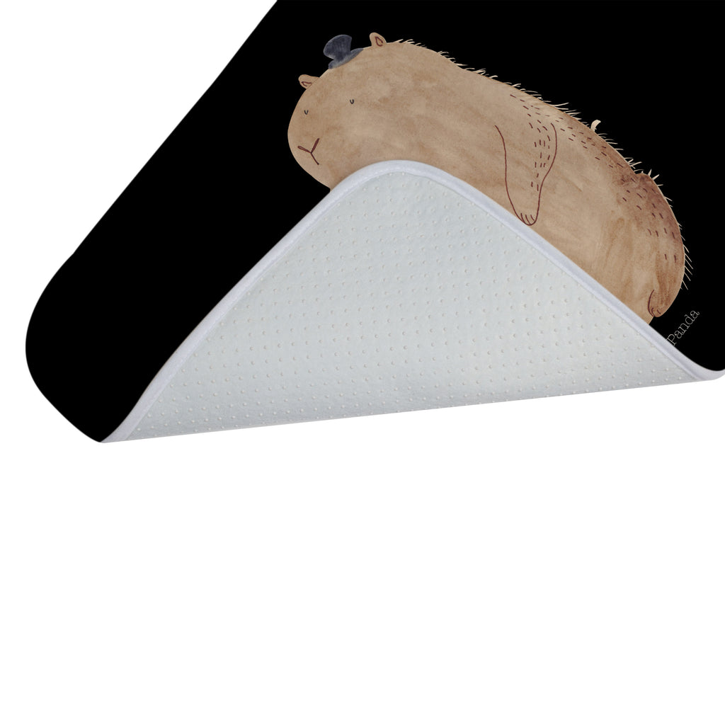 Badvorleger Murmeltier Badematte, Badteppich, Duschvorleger, Badezimmerteppich, Badezimmermatte, Badvorleger, Duschmatte, Duschteppich, Tiermotive, Gute Laune, lustige Sprüche, Tiere, Murmeltier, Knigge, Fröhlichkeit, Freundlichkeit, Respekt, Anstand