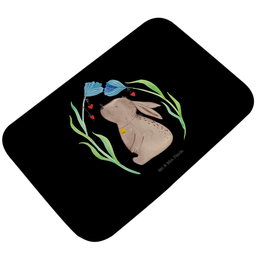 Badvorleger Hase Blume Badematte, Badteppich, Duschvorleger, Badezimmerteppich, Badezimmermatte, Badvorleger, Duschmatte, Duschteppich, Ostern, Osterhase, Ostergeschenke, Osternest, Osterdeko, Geschenk zu Ostern, Hase, Kaninchen, Kind, Taufe, Taufgeschenk, Geburt, Schwangerschaft, erstes Kind, Kindergeburtstag, Geburtstag, Hoffnung, Träume