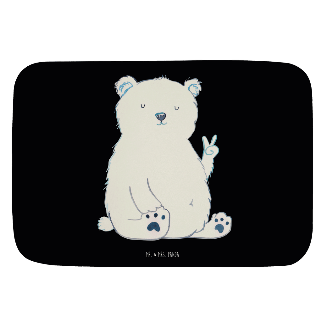 Badvorleger Eisbär Faul Badematte, Badteppich, Duschvorleger, Badezimmerteppich, Badezimmermatte, Badvorleger, Duschmatte, Duschteppich, Bär, Teddy, Teddybär, Eisbär, Nordpol, Faul, Entspannen, Relaxen, Büro, Arbeit, Bürojob, Arbeitsplatz, Homeoffice