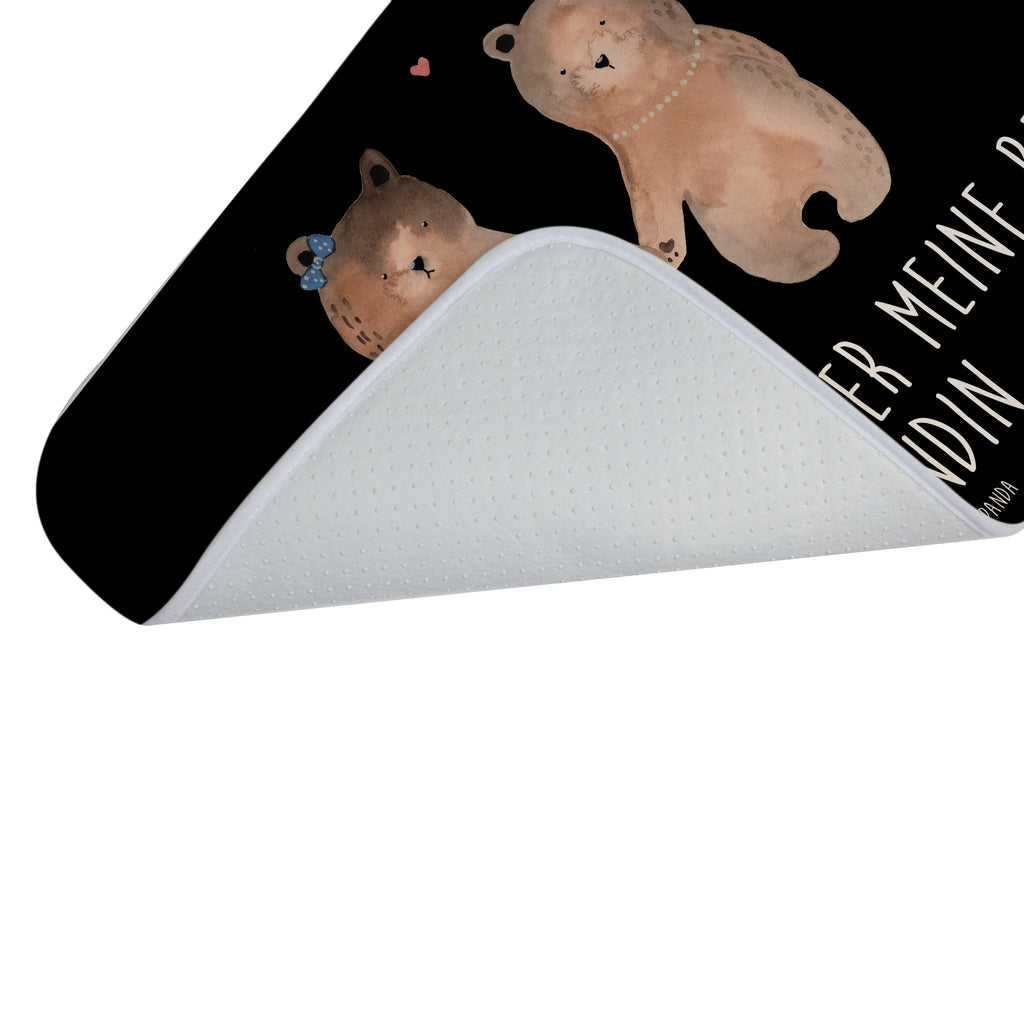 Badvorleger Bär Freundin Badematte, Badteppich, Duschvorleger, Badezimmerteppich, Badezimmermatte, Badvorleger, Duschmatte, Duschteppich, Bär, Teddy, Teddybär, Bär Freundin Beste Freund Liebe Liebesbeweis Verliebt Kumpel Kumpeliene