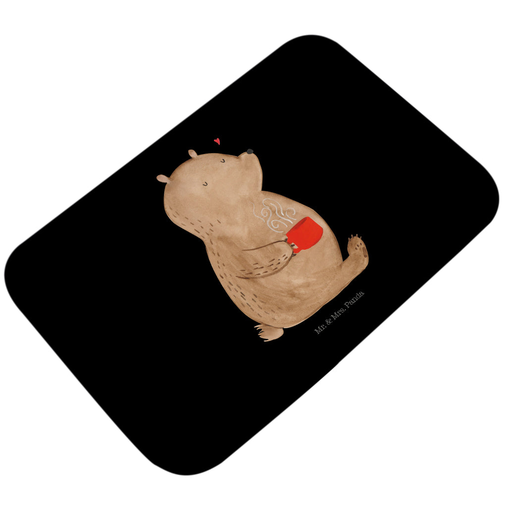 Badvorleger Bär Kaffee Badematte, Badteppich, Duschvorleger, Badezimmerteppich, Badezimmermatte, Badvorleger, Duschmatte, Duschteppich, Bär, Teddy, Teddybär, Kaffee, Coffee, Bären, guten Morgen, Morgenroutine, Welt erobern, Welt retten, Motivation