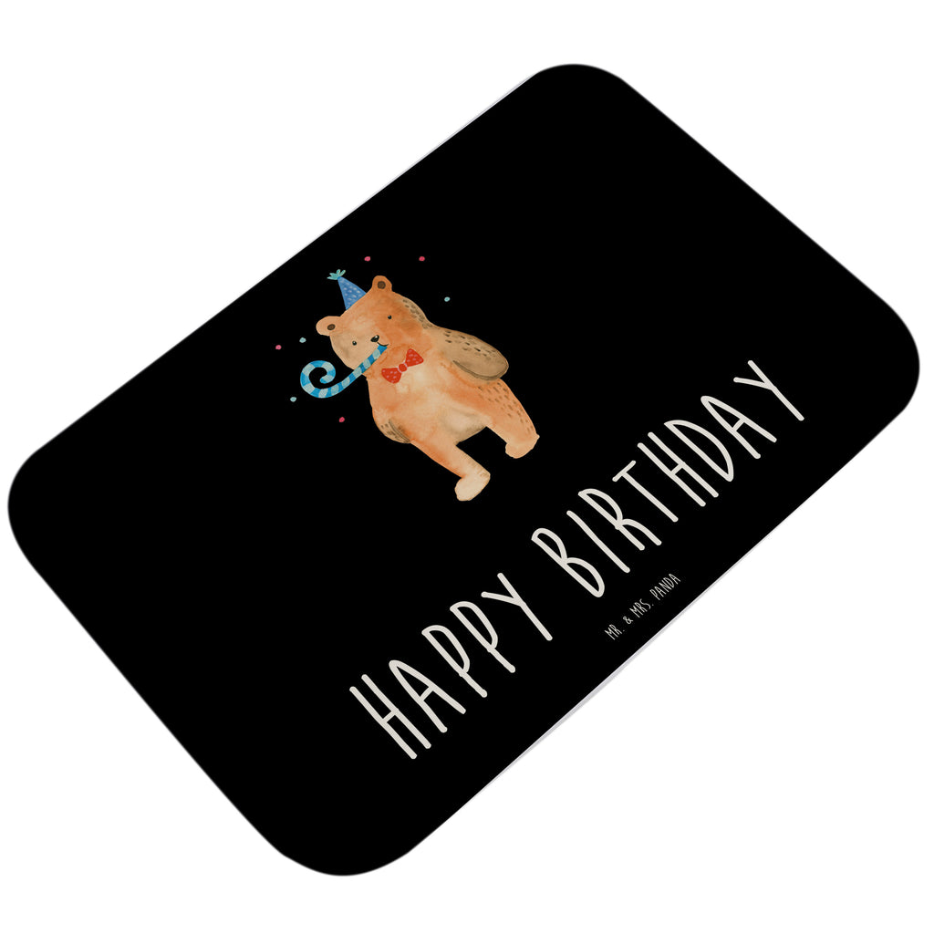 Badvorleger Birthday Bär Badematte, Badteppich, Duschvorleger, Badezimmerteppich, Badezimmermatte, Badvorleger, Duschmatte, Duschteppich, Bär, Teddy, Teddybär, Happy Birthday, Alles Gute, Glückwunsch, Geburtstag