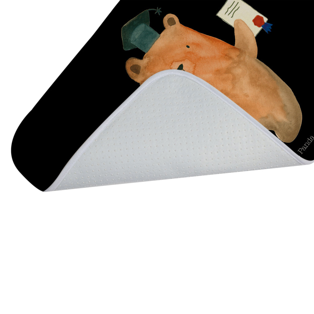 Badvorleger Prüfungsbär Badematte, Badteppich, Duschvorleger, Badezimmerteppich, Badezimmermatte, Badvorleger, Duschmatte, Duschteppich, Bär, Teddy, Teddybär, Abitur, Prüfungen, Prüfung bestanden, Abschluss, Zeugnis, Abschlusszeugnis