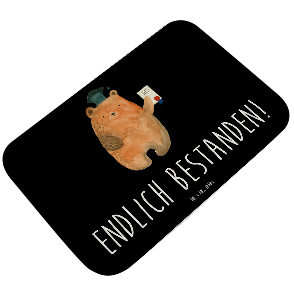 Badvorleger Prüfungsbär Badematte, Badteppich, Duschvorleger, Badezimmerteppich, Badezimmermatte, Badvorleger, Duschmatte, Duschteppich, Bär, Teddy, Teddybär, Abitur, Prüfungen, Prüfung bestanden, Abschluss, Zeugnis, Abschlusszeugnis