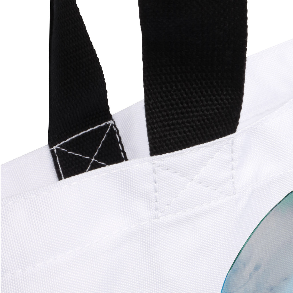 Shopper Narwal Beutel, Einkaufstasche, Tasche, Strandtasche, Einkaufsbeutel, Shopper, Schultasche, Freizeittasche, Tragebeutel, Schulbeutel, Alltagstasche, Meerestiere, Meer, Urlaub, Narwal, Wal, Putzen, Hausfrau, Junggesellin, aufräumen, Kinderzimmer