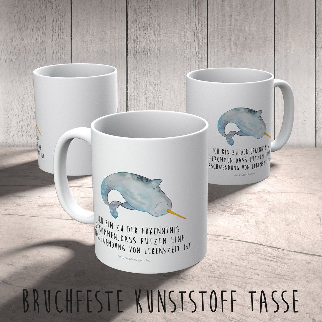 Kindertasse Narwal Kunststoff Tasse, Kindergarten, Tasse, Trinkbecher, Camping Becher, Kaffeetasse, Kunststoffbecher, Kindergartenbecher, Outdoorgeschirr, Kunststoffgeschirr, Reisebecher, Reisetasse, Kinderbecher, Meerestiere, Meer, Urlaub, Narwal, Wal, Putzen, Hausfrau, Junggesellin, aufräumen, Kinderzimmer