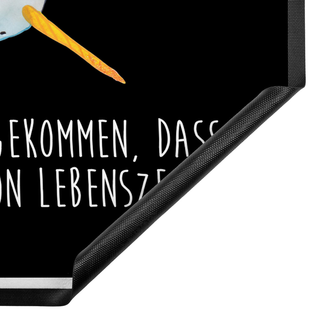 Fußmatte Narwal Narwal, Wal, Putzen, Hausfrau, Junggesellin, aufräumen, Kinderzimmer,  Türvorleger, Schmutzmatte, Fußabtreter, Matte, Schmutzfänger, Fußabstreifer, Schmutzfangmatte, Türmatte, Motivfußmatte,  Haustürmatte, Vorleger  Meerestiere, Meer, Urlaub