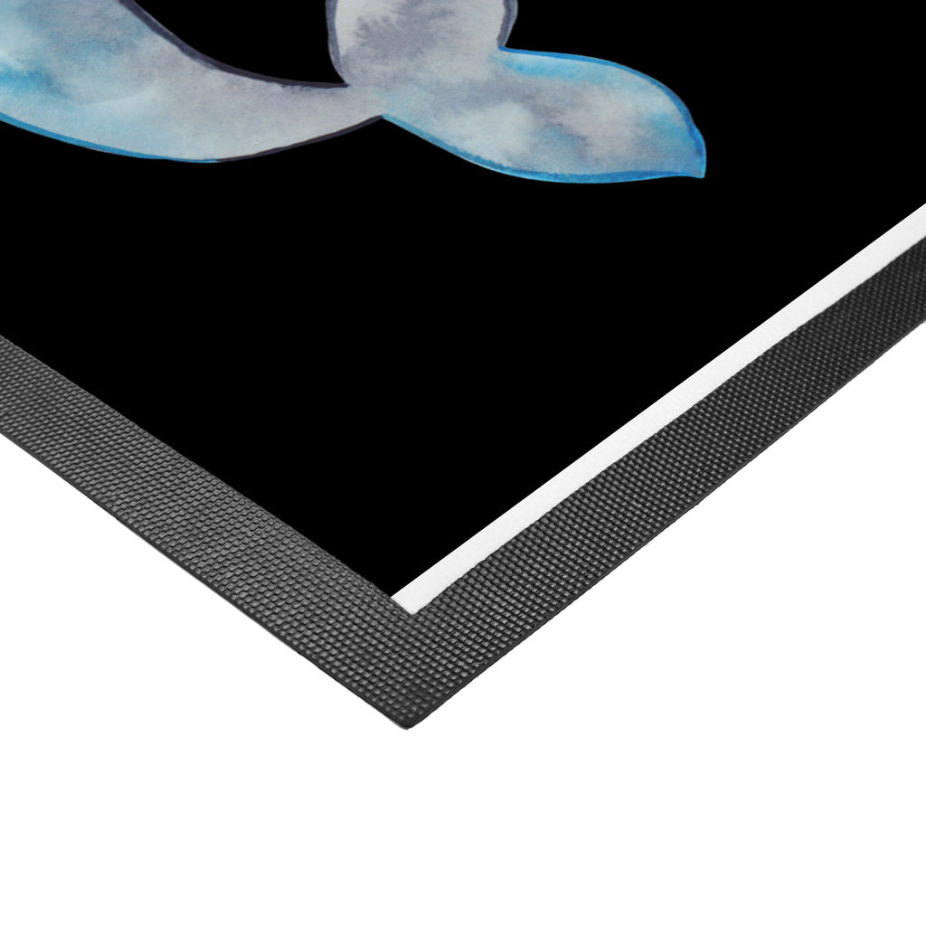 Fußmatte Narwal Narwal, Wal, Putzen, Hausfrau, Junggesellin, aufräumen, Kinderzimmer,  Türvorleger, Schmutzmatte, Fußabtreter, Matte, Schmutzfänger, Fußabstreifer, Schmutzfangmatte, Türmatte, Motivfußmatte,  Haustürmatte, Vorleger  Meerestiere, Meer, Urlaub