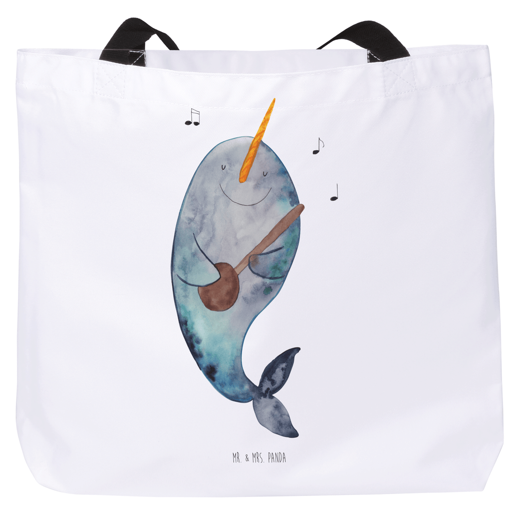 Shopper Narwal Gitarre Beutel, Einkaufstasche, Tasche, Strandtasche, Einkaufsbeutel, Shopper, Schultasche, Freizeittasche, Tragebeutel, Schulbeutel, Alltagstasche, Meerestiere, Meer, Urlaub, Narwal, Wal, Tanzen, Probleme, Problemlösung, Frust, Gespräche, Gitarre