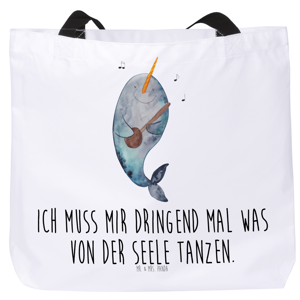 Shopper Narwal Gitarre Beutel, Einkaufstasche, Tasche, Strandtasche, Einkaufsbeutel, Shopper, Schultasche, Freizeittasche, Tragebeutel, Schulbeutel, Alltagstasche, Meerestiere, Meer, Urlaub, Narwal, Wal, Tanzen, Probleme, Problemlösung, Frust, Gespräche, Gitarre