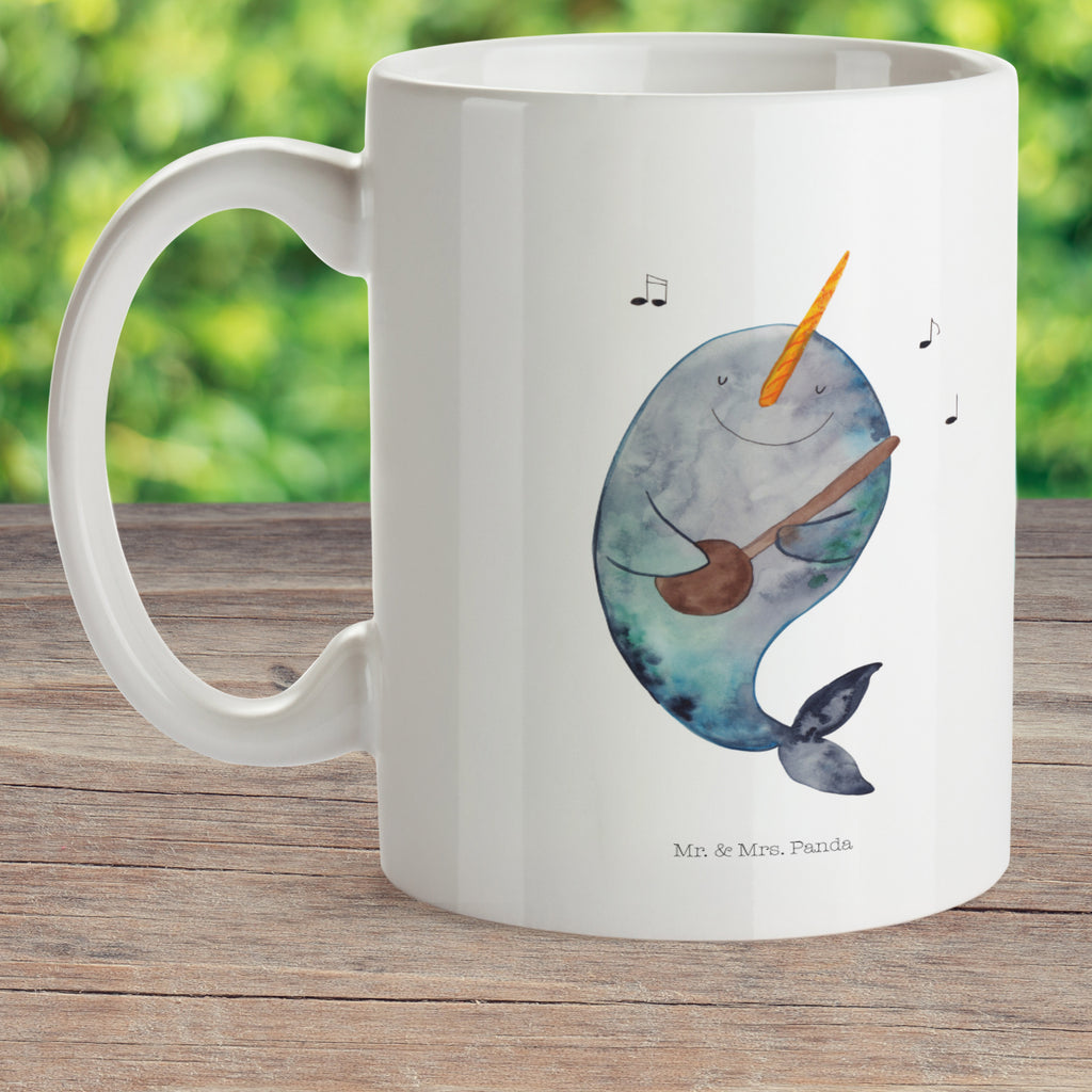 Kindertasse Narwal Gitarre Kunststoff Tasse, Kindergarten, Tasse, Trinkbecher, Camping Becher, Kaffeetasse, Kunststoffbecher, Kindergartenbecher, Outdoorgeschirr, Kunststoffgeschirr, Reisebecher, Reisetasse, Kinderbecher, Meerestiere, Meer, Urlaub, Narwal, Wal, Tanzen, Probleme, Problemlösung, Frust, Gespräche, Gitarre