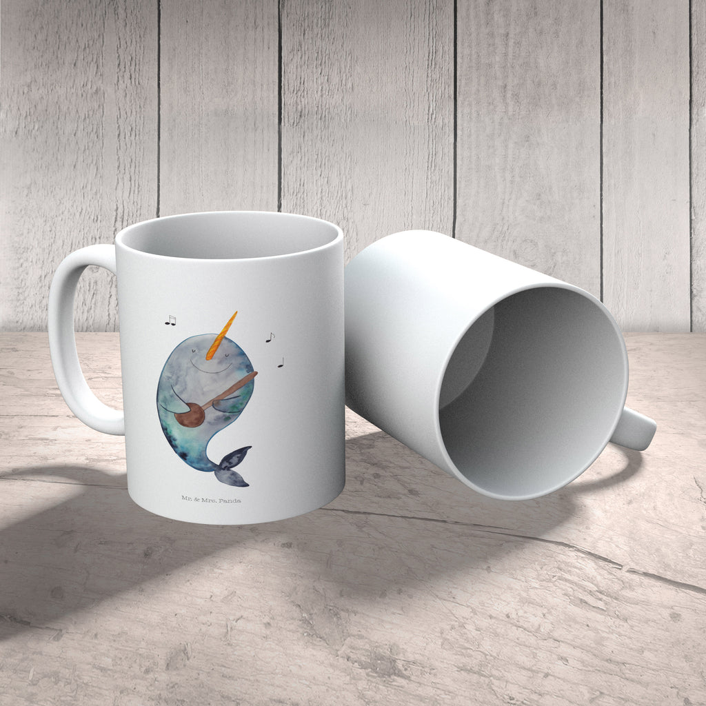 Kindertasse Narwal Gitarre Kunststoff Tasse, Kindergarten, Tasse, Trinkbecher, Camping Becher, Kaffeetasse, Kunststoffbecher, Kindergartenbecher, Outdoorgeschirr, Kunststoffgeschirr, Reisebecher, Reisetasse, Kinderbecher, Meerestiere, Meer, Urlaub, Narwal, Wal, Tanzen, Probleme, Problemlösung, Frust, Gespräche, Gitarre