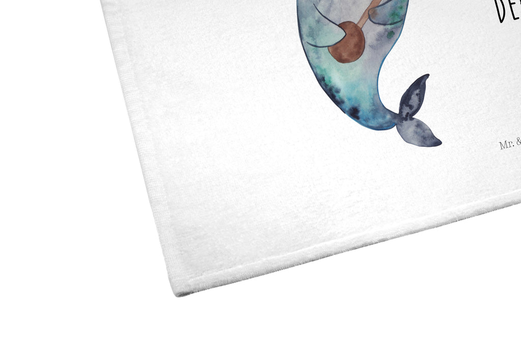 Gäste Handtuch Narwal Gitarre Gästetuch, Reisehandtuch, Sport Handtuch, Frottier, Kinder Handtuch, Meerestiere, Meer, Urlaub, Narwal, Wal, Tanzen, Probleme, Problemlösung, Frust, Gespräche, Gitarre