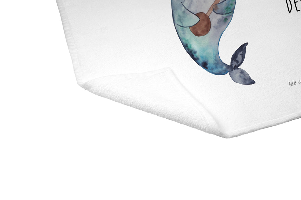 Gäste Handtuch Narwal Gitarre Gästetuch, Reisehandtuch, Sport Handtuch, Frottier, Kinder Handtuch, Meerestiere, Meer, Urlaub, Narwal, Wal, Tanzen, Probleme, Problemlösung, Frust, Gespräche, Gitarre