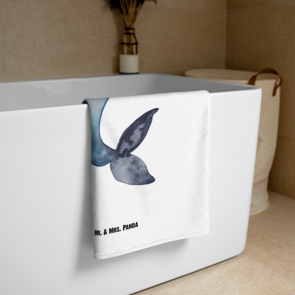 XL Badehandtuch Narwal Gitarre Handtuch, Badetuch, Duschtuch, Strandtuch, Saunatuch, Meerestiere, Meer, Urlaub, Narwal, Wal, Tanzen, Probleme, Problemlösung, Frust, Gespräche, Gitarre