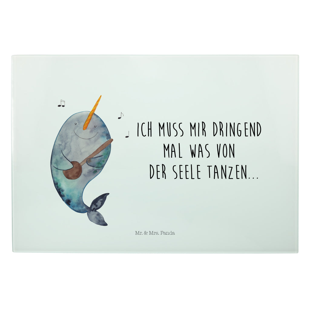 XL Glas Schneidbrett Narwal Gitarre Glasschneidebrett, Schneidebrett, Frühstücksbrett, Küche, Meerestiere, Meer, Urlaub, Narwal, Wal, Tanzen, Probleme, Problemlösung, Frust, Gespräche, Gitarre