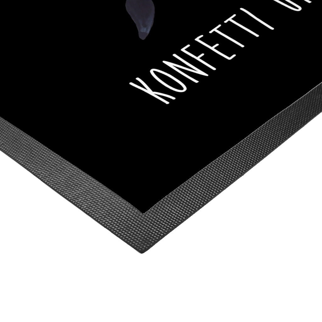 Fußmatte Orca Zylinder Narwal, Glitter, Konfetti, Glitzer, Geburtstag, Feier, Fete, Fest, Glückwunsch, Orca Türvorleger, Schmutzmatte, Fußabtreter, Matte, Schmutzfänger, Fußabstreifer, Schmutzfangmatte, Türmatte, Motivfußmatte,  Haustürmatte, Vorleger  Meerestiere, Meer, Urlaub