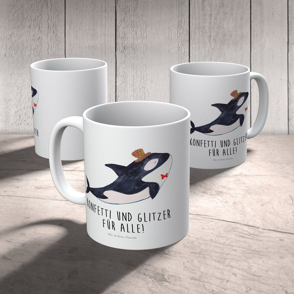 Kindertasse Orca Zylinder Kunststoff Tasse, Kindergarten, Tasse, Trinkbecher, Camping Becher, Kaffeetasse, Kunststoffbecher, Kindergartenbecher, Outdoorgeschirr, Kunststoffgeschirr, Reisebecher, Reisetasse, Kinderbecher, Meerestiere, Meer, Urlaub, Narwal, Glitter, Konfetti, Glitzer, Geburtstag, Feier, Fete, Fest, Glückwunsch, Orca