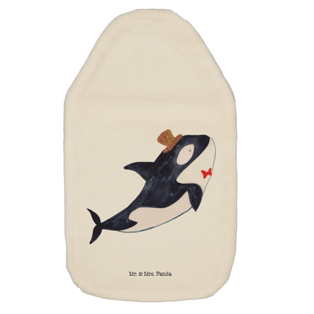 Wärmflasche Orca Zylinder Wärmekissen, Kinderwärmflasche, Körnerkissen, Wärmflaschenbezug, Wärmflasche mit Bezug, Meerestiere, Meer, Urlaub, Narwal, Glitter, Konfetti, Glitzer, Geburtstag, Feier, Fete, Fest, Glückwunsch, Orca