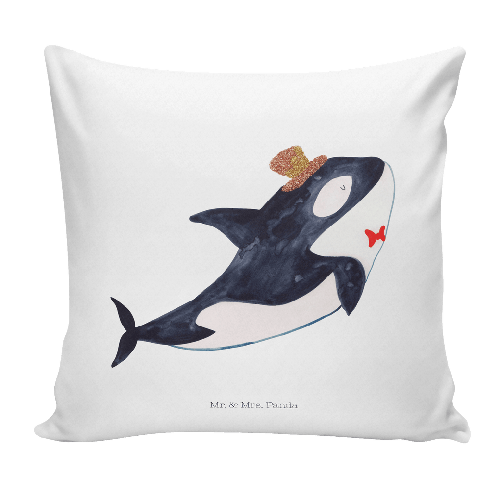40x40 Kissen Orca Zylinder Kissenhülle, Kopfkissen, Sofakissen, Dekokissen, Motivkissen, Meerestiere, Meer, Urlaub, Narwal, Glitter, Konfetti, Glitzer, Geburtstag, Feier, Fete, Fest, Glückwunsch, Orca