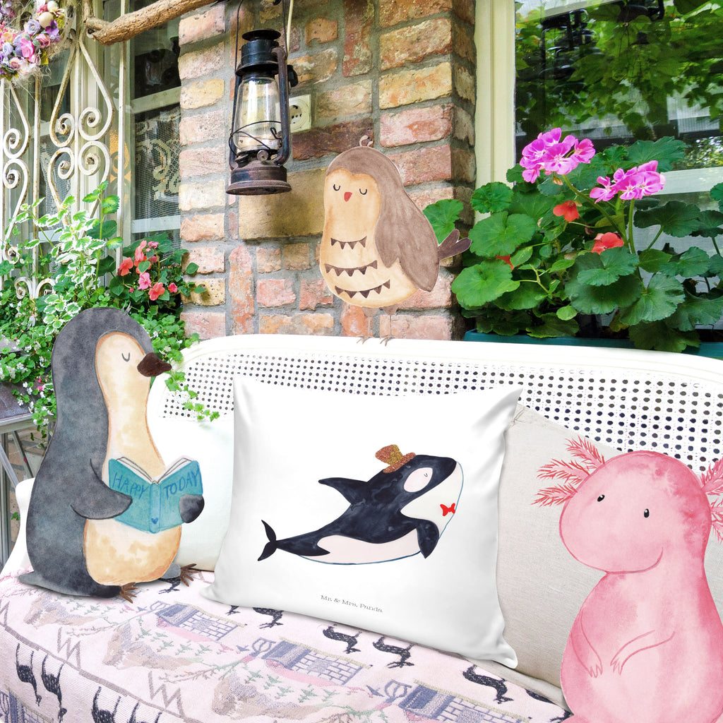 40x40 Kissen Orca Zylinder Kissenhülle, Kopfkissen, Sofakissen, Dekokissen, Motivkissen, Meerestiere, Meer, Urlaub, Narwal, Glitter, Konfetti, Glitzer, Geburtstag, Feier, Fete, Fest, Glückwunsch, Orca