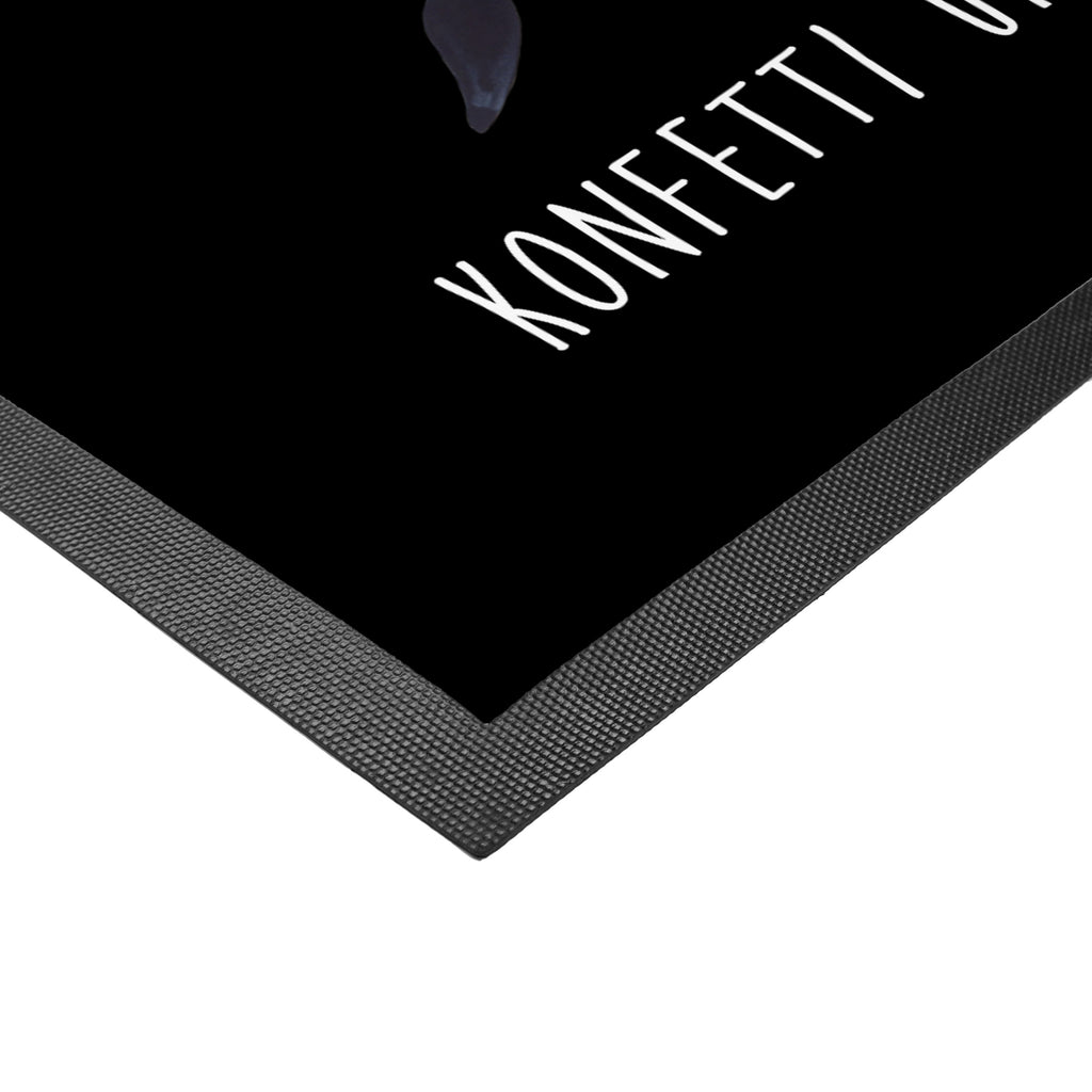 Fußmatte Orca Zylinder Narwal, Glitter, Konfetti, Glitzer, Geburtstag, Feier, Fete, Fest, Glückwunsch, Orca Türvorleger, Schmutzmatte, Fußabtreter, Matte, Schmutzfänger, Fußabstreifer, Schmutzfangmatte, Türmatte, Motivfußmatte,  Haustürmatte, Vorleger  Meerestiere, Meer, Urlaub