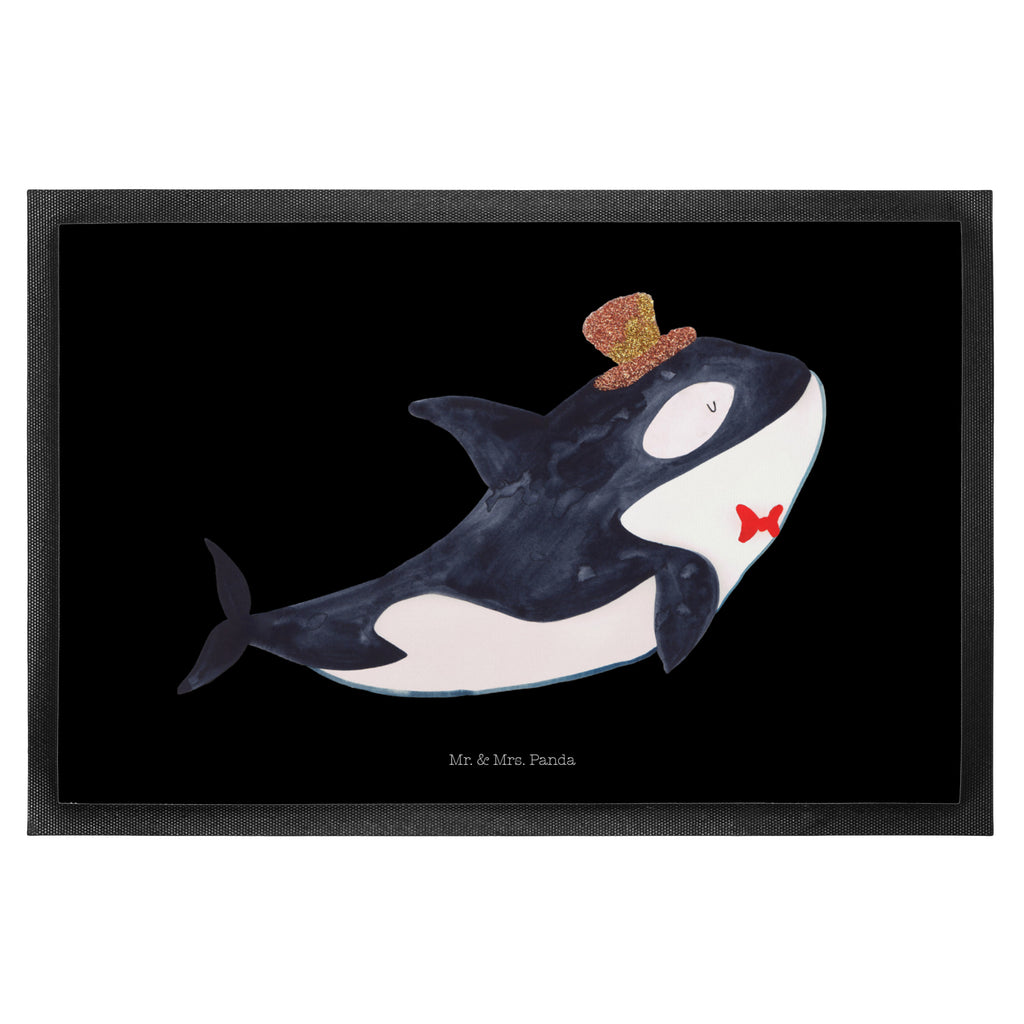 Fußmatte Orca Zylinder Narwal, Glitter, Konfetti, Glitzer, Geburtstag, Feier, Fete, Fest, Glückwunsch, Orca Türvorleger, Schmutzmatte, Fußabtreter, Matte, Schmutzfänger, Fußabstreifer, Schmutzfangmatte, Türmatte, Motivfußmatte,  Haustürmatte, Vorleger  Meerestiere, Meer, Urlaub